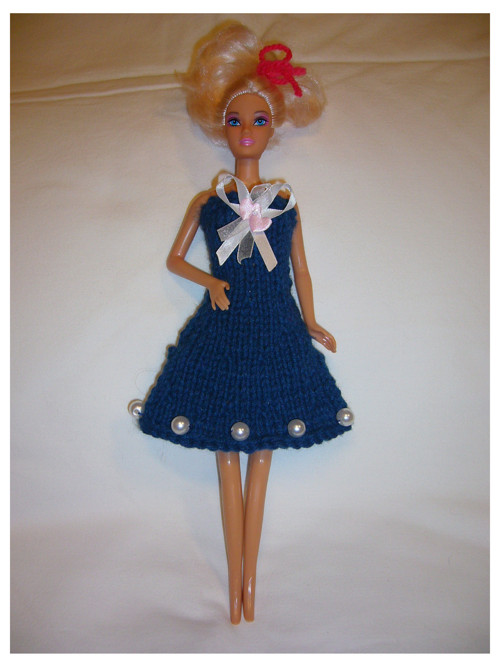 Barbie - modré šatičky (20_15)