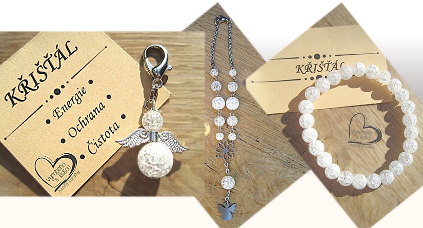 Šperky s jemným třpytem a energií křišťálu