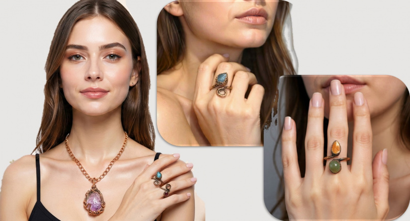 Ooriginální šperky s nádhernou strukturou