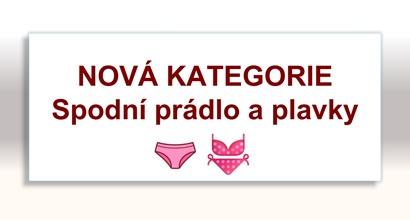Nová kategorie na Potvor.cz – Spodní prádlo a plavky