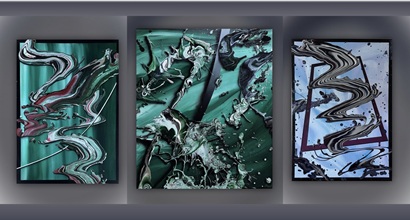 Klidné krajiny, něžné květiny i abstraktní motivy