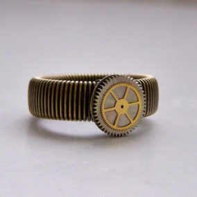 Steampunk prsten