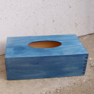 Krabice na kapesníky - Modrá