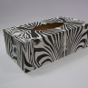 Krabice na kapesníky - Zebra