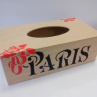 Krabice na kapesníky - překližka - Paris
