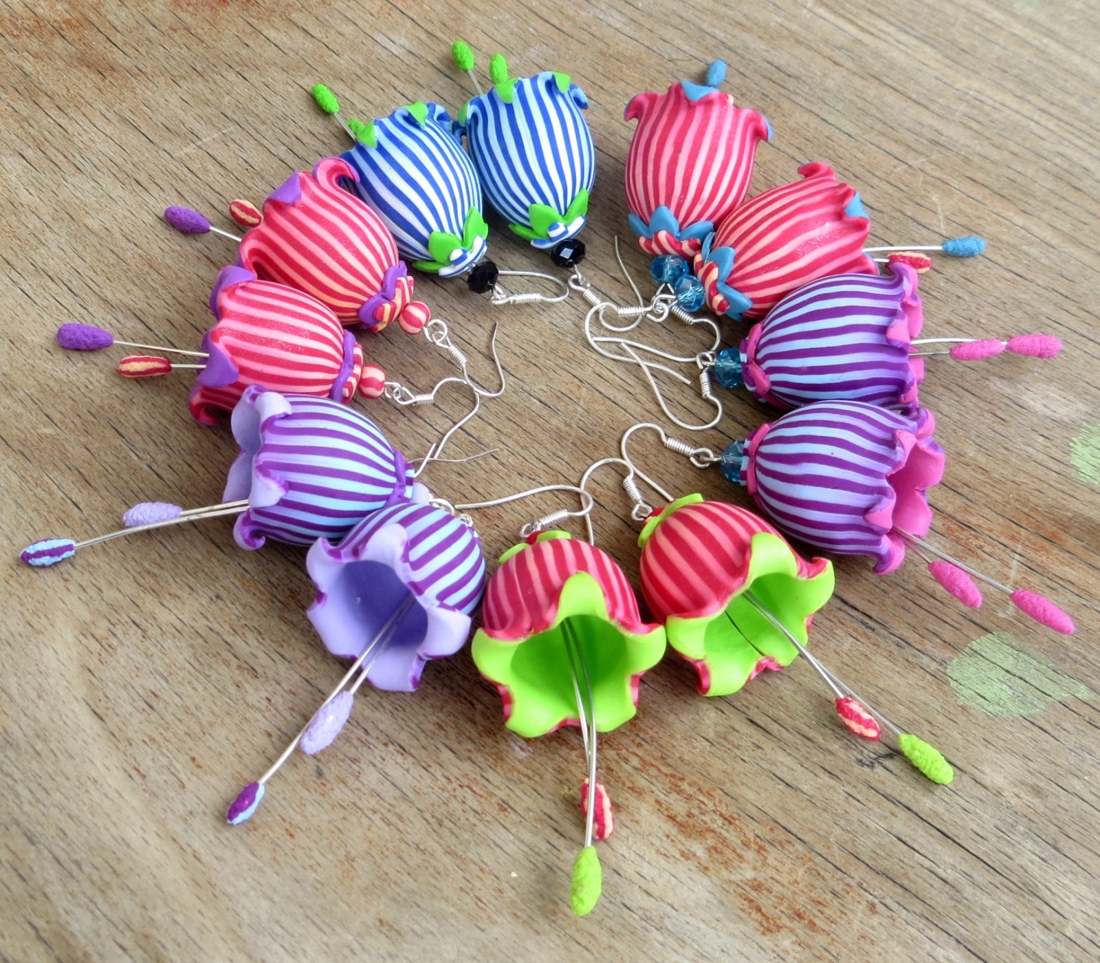 Zvonečkové náušnice - podrobný návod