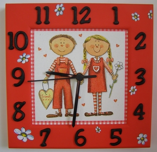 Dětské závěsné hodiny - Přátelé