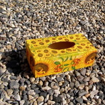 Krabice na kapesníky - Slunečnice