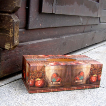 Krabice na kapesníky - Jablka
