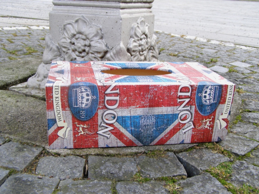 Krabice na kapesníky - London