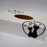 Krabice na kapesníky - Kočičí láska