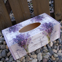 Krabice na kapesníky - Lavender flower