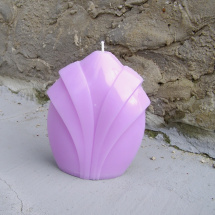Svíčka vonná z parafínového vosku - pupen - fialová
