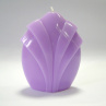 Svíčka vonná z parafínového vosku - pupen - fialová