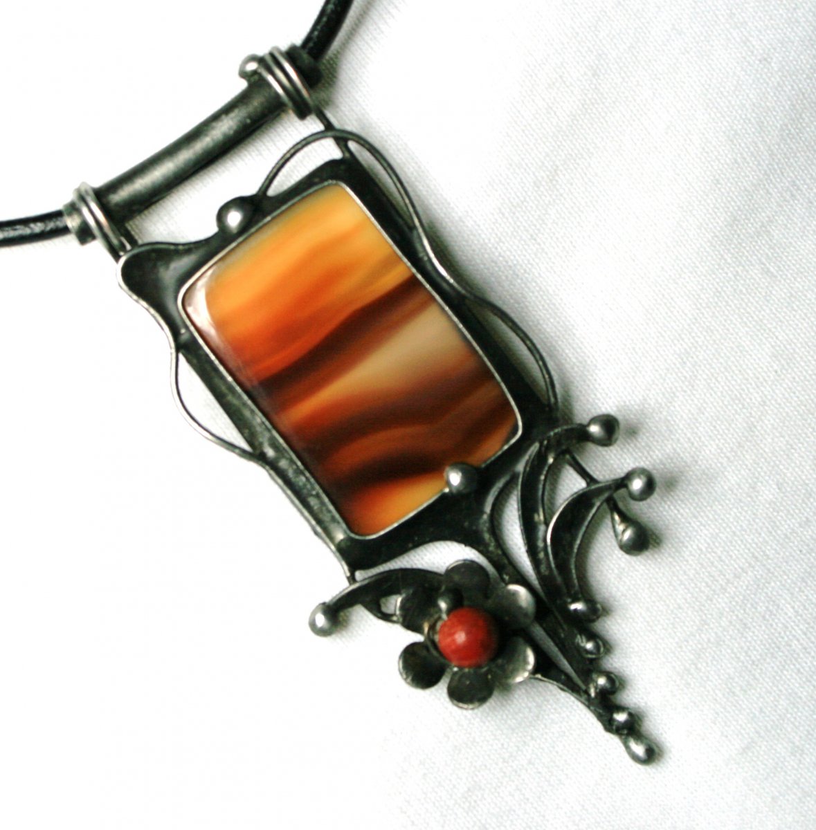 Letní podvečer - achát