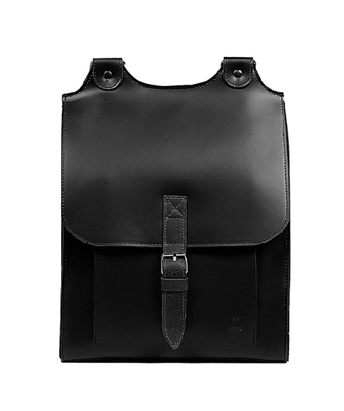 Kožený batoh černý 