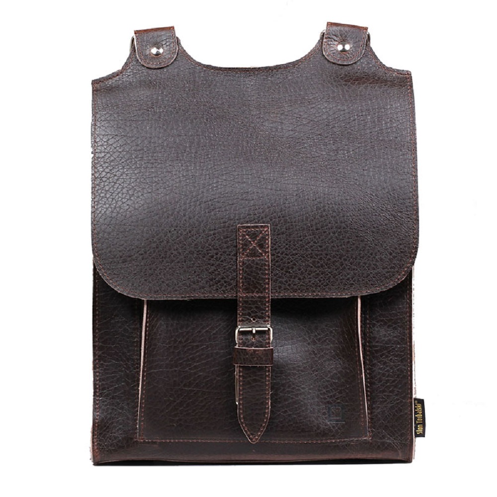 Kožený batoh hnědý