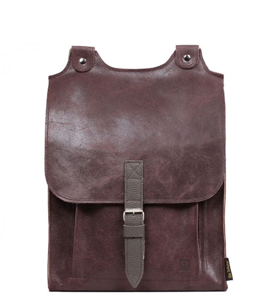 Kožený batoh hnědý