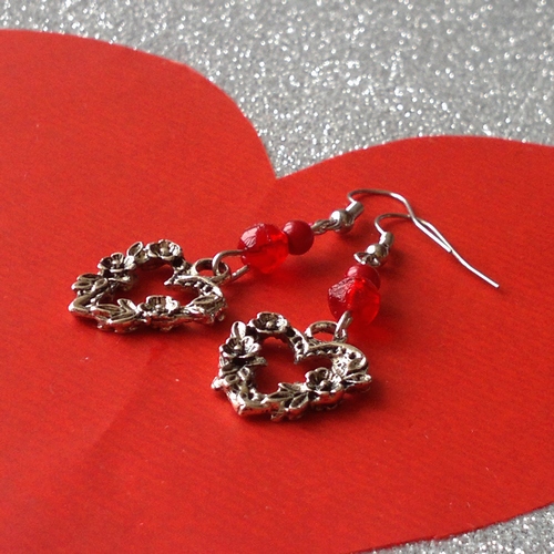 Srdíčkové - náušničky