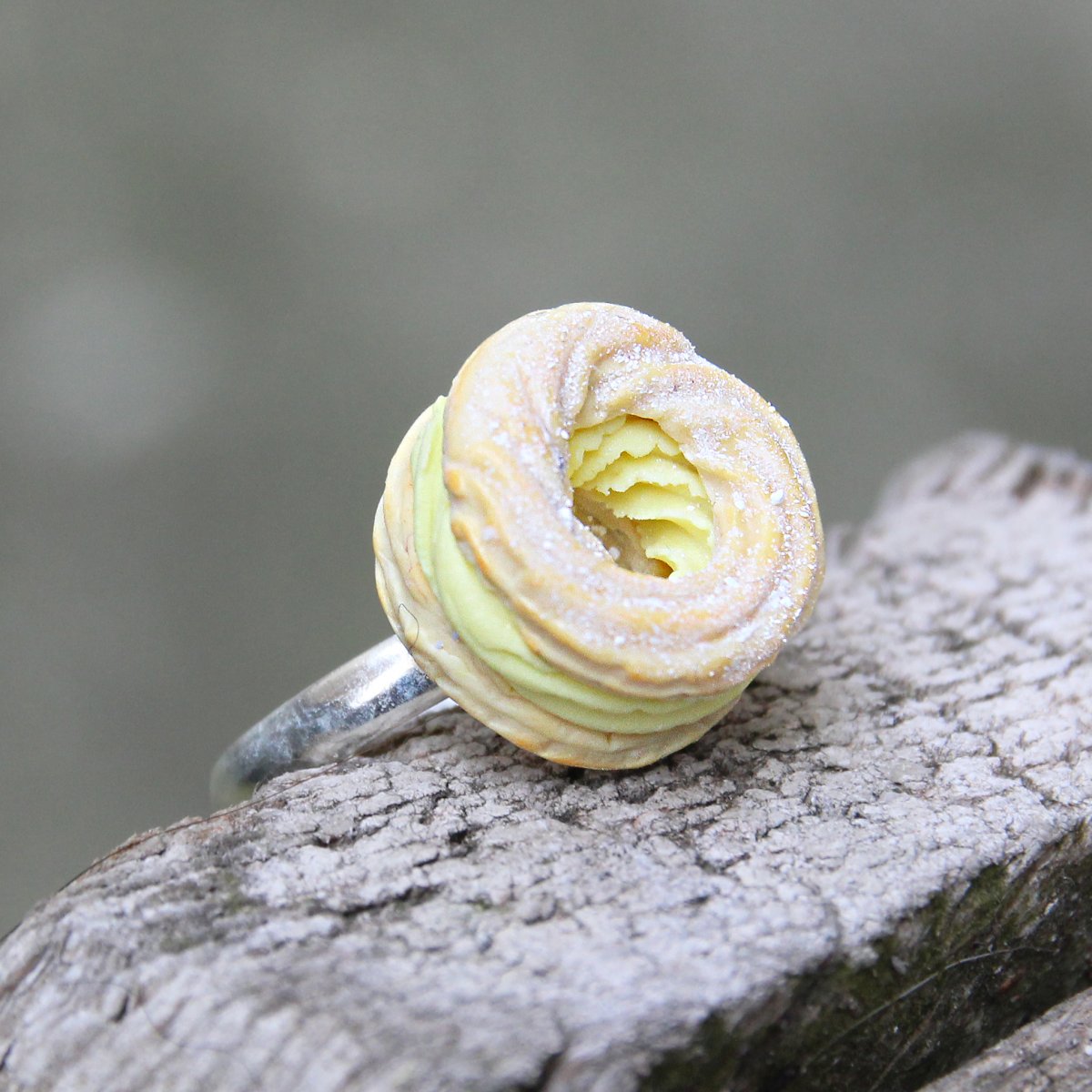 žloutkový fimo věneček 