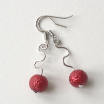 Červené luxusní perly