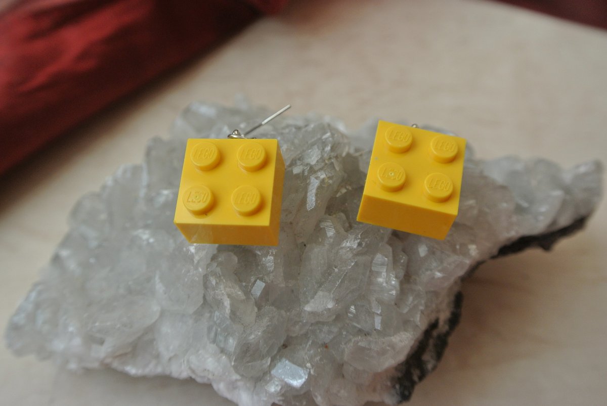 LEGO, LEGO, LEGO   naušnice - žluté