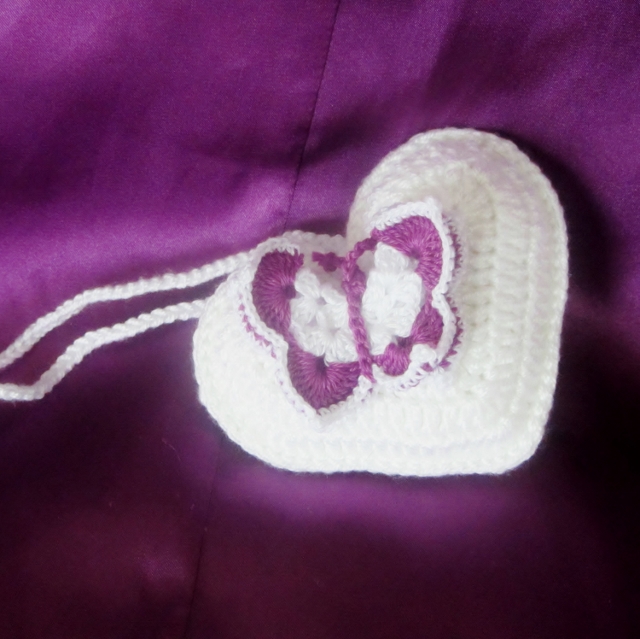 Srdíčko s motýlem