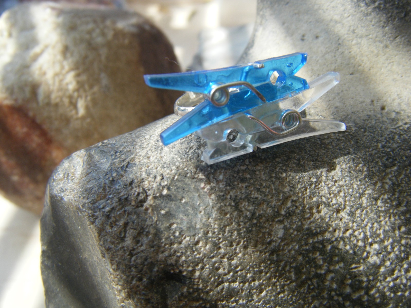 Bez kolíčků ani ránu.... v modro bílé