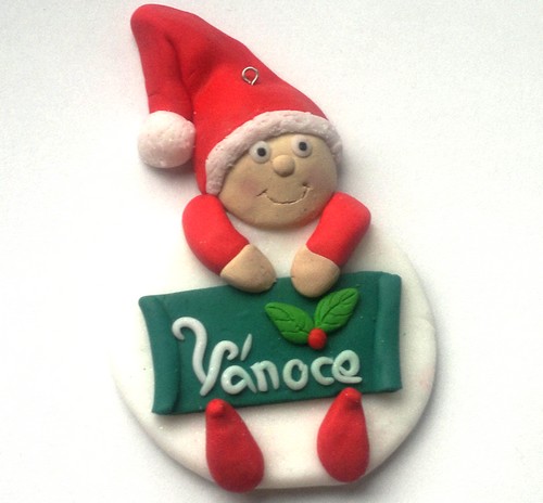 Vánoční skřítek - ozdoba