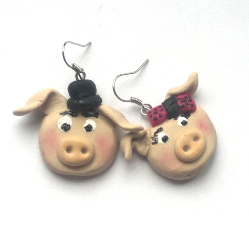 Lída a Lojza Čuníkovi - náušničky