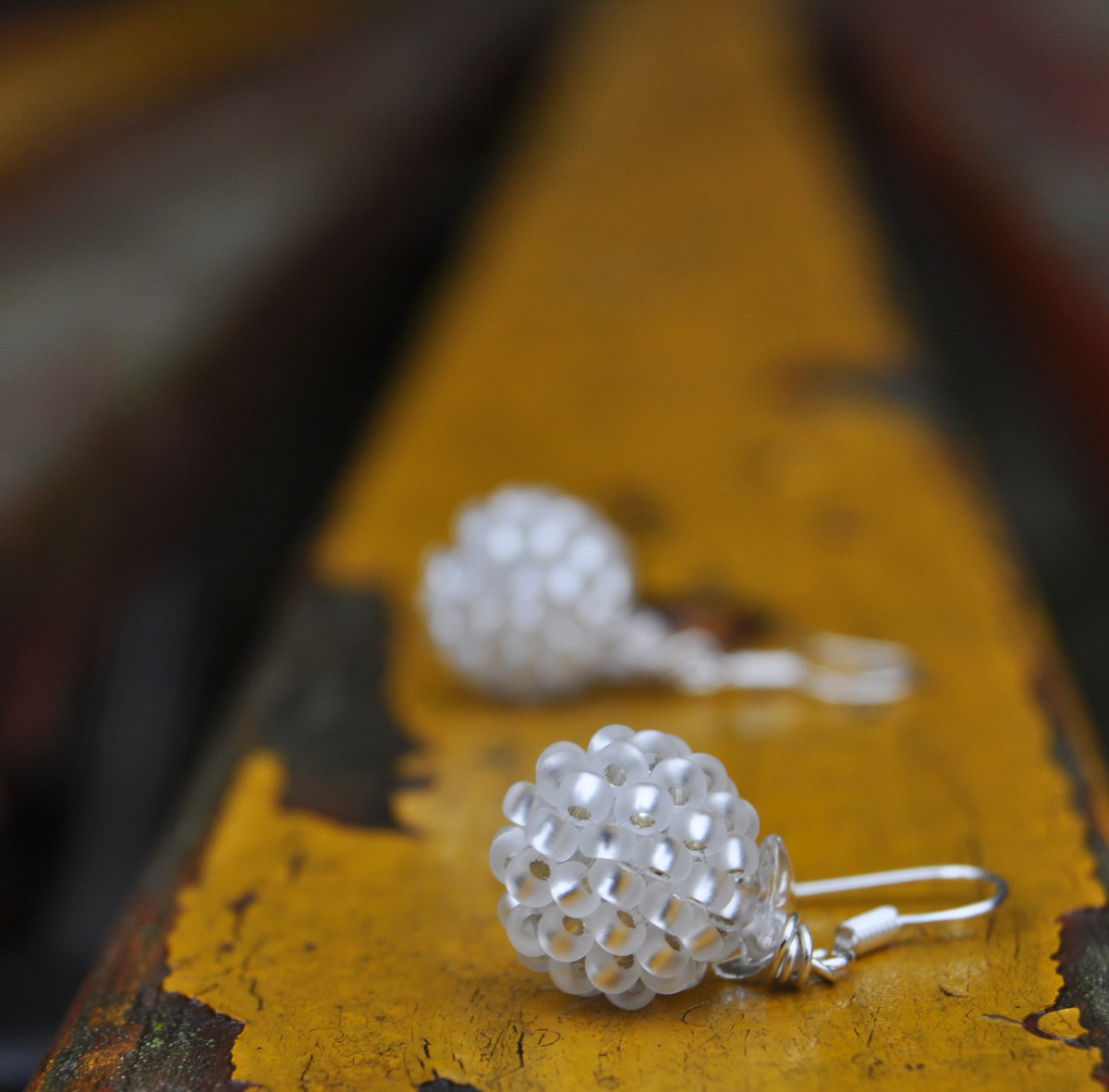 náušnice zamražené