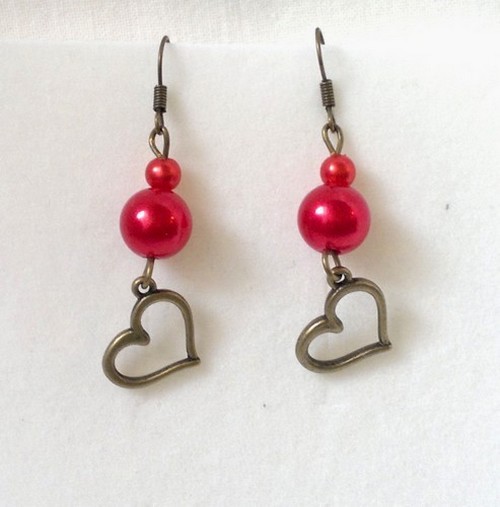Srdíčkové náušnice