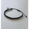 Náramek Shamballa - Hematit