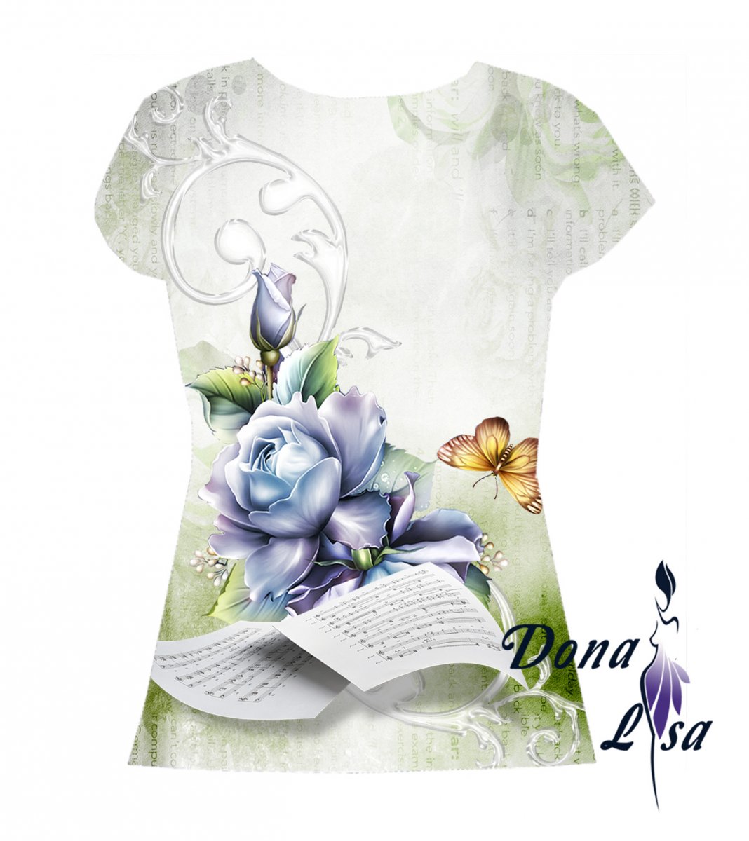 Dámské tričko Ruže vel.S-M