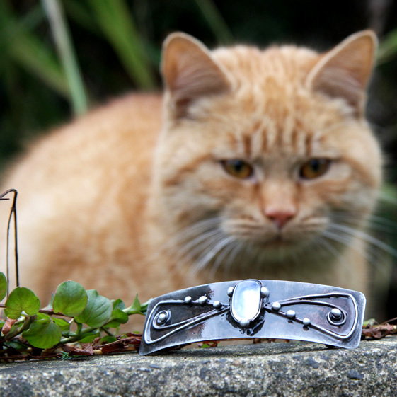 Beáta - Vlasová Sponka 8cm - Opalit...