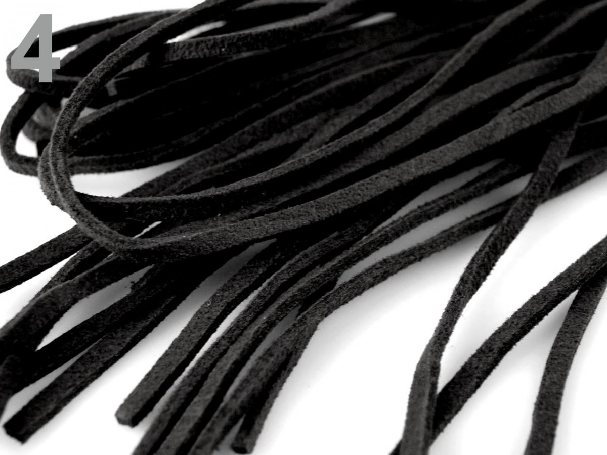 Řemínek imitace semiš š.3mm