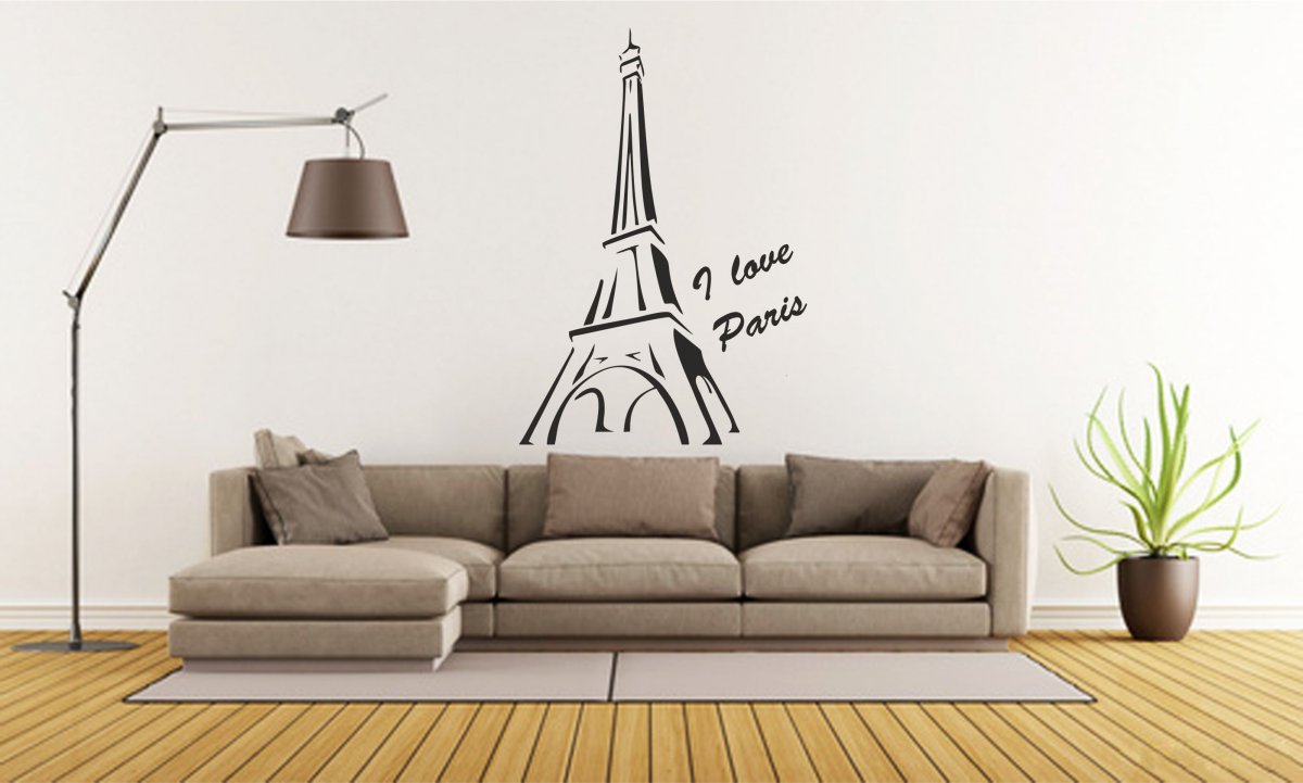 Eiffelova věž - samolepka na zeď