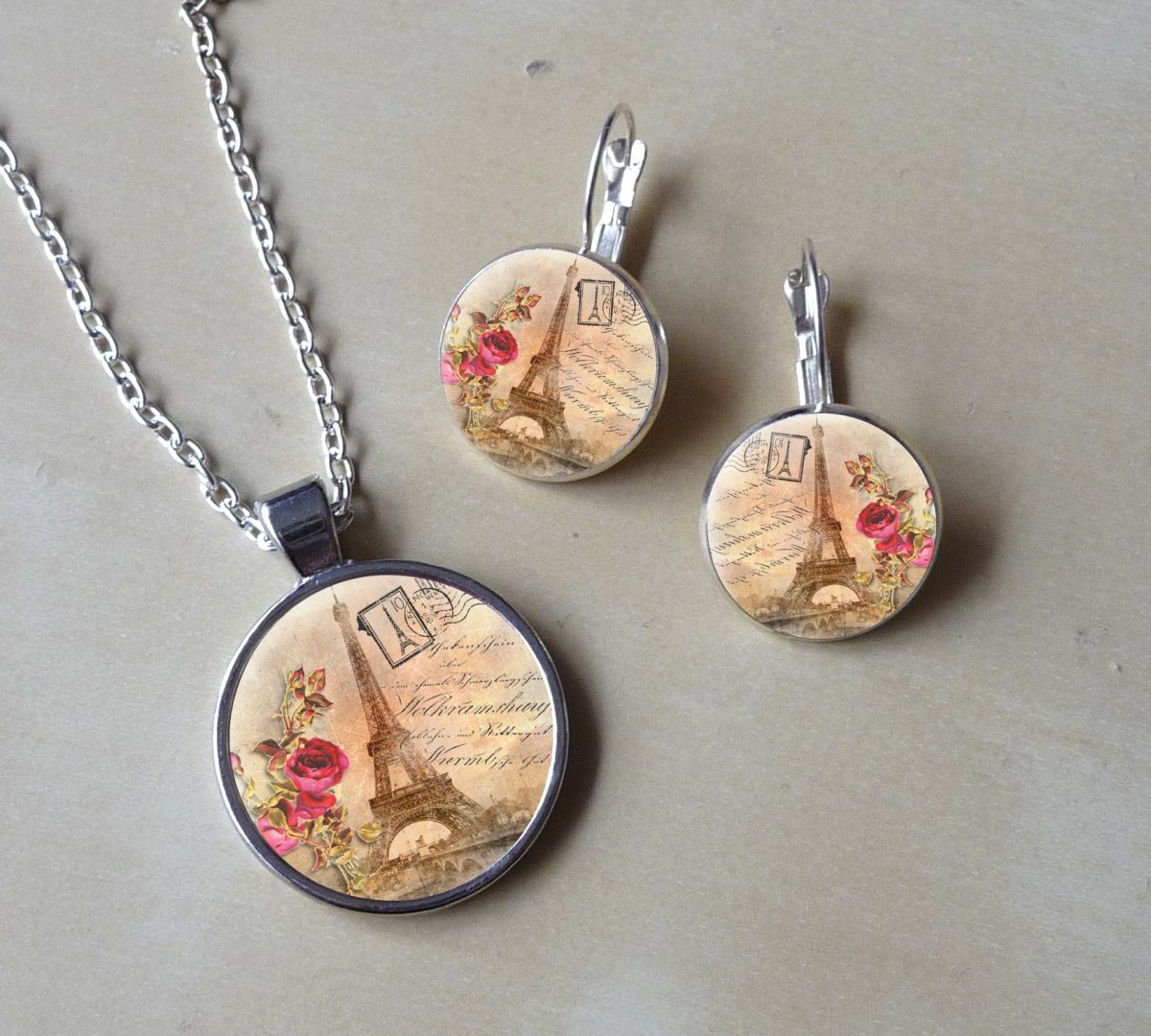 Souprava - náušnice + přívěsek