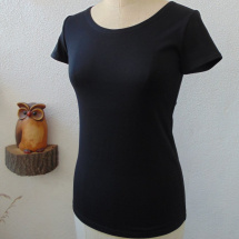 Tričko - barva černá (bavlna)