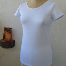 Tričko - barva bílá (bavlna)