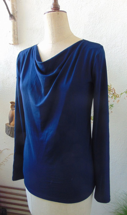 Tričko s vodou - barva tmavě modrá S - XXXL