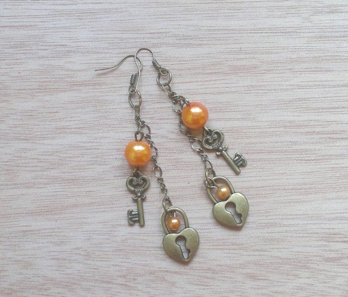 Klíček k srdci - oranžový