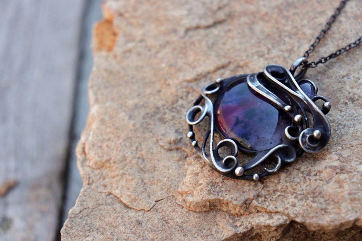 Náhrdelník - magical glass