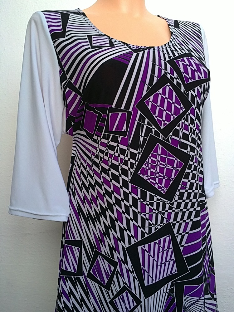 Tričko-fialová grafika