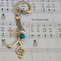 Přívěšek na klíče - pro hudebníky
