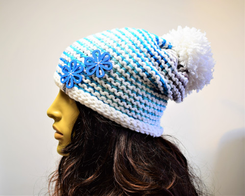 ༺♥༻MERINO KULÍŠEK S VELKOU BAMBULÍ༺♥༻