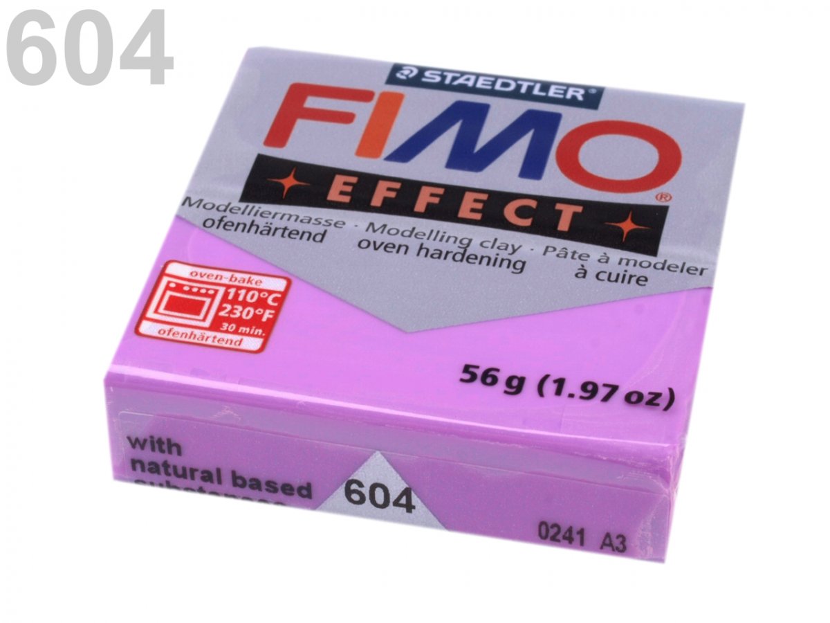 FIMO EFFECT 56g - efekt transparentní fialová