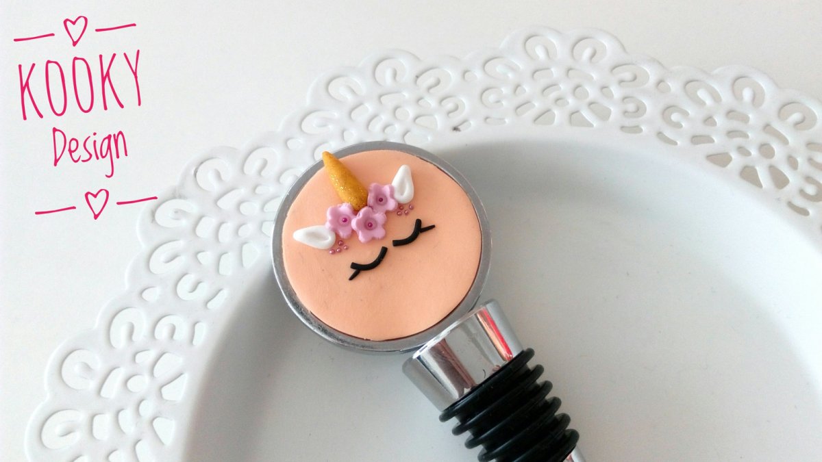 Zátka na víno jednorožec