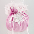 Pomparůrka růžová , kabelka pro nevěstu S3