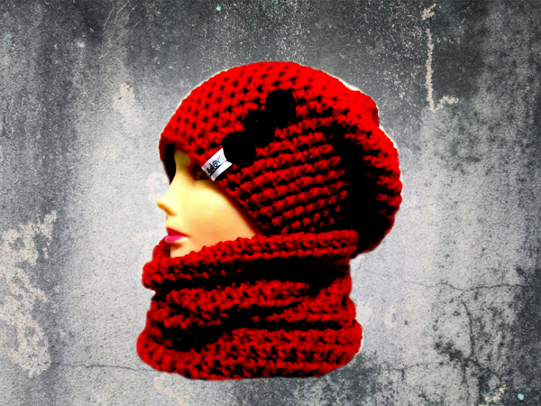 SOUPRAVA ČEPICE A NÁKRČNÍKU 1418